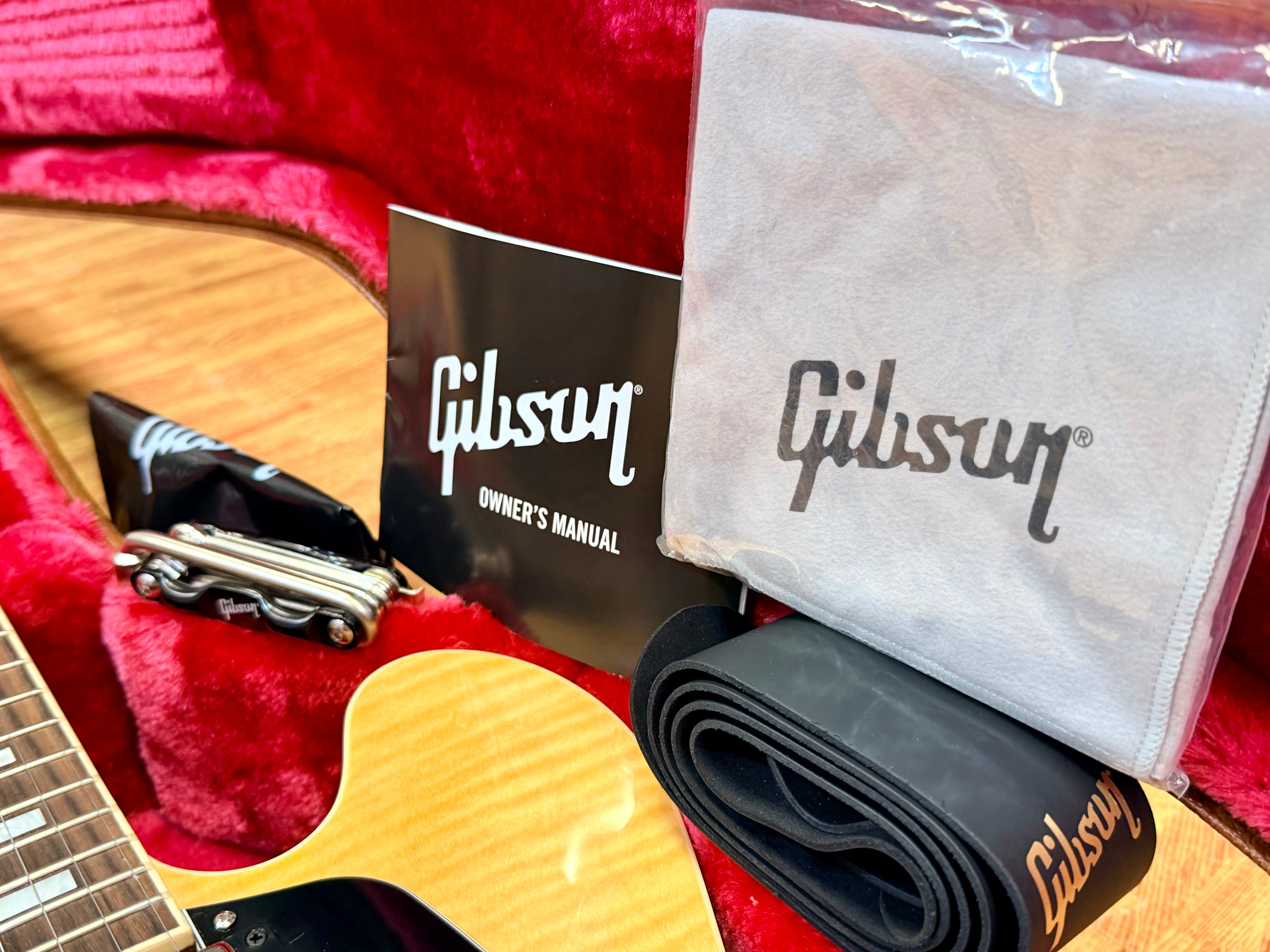 ✨MINT✨ Gibson ES-335 Figured Antique Natural~ Ex-Demo Semi