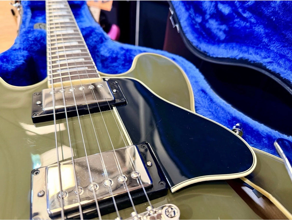 ⚡️2023⚡️ Epiphone Shinichi Ubukata ES-355 Olive Drab~ Inspired By Gibson Custom!