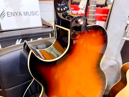 ☀️NEW☀️ Eko Tribute Jazz Semi-Acoustic Hollow Body Guitar Sunburst~ ‘ES-175’