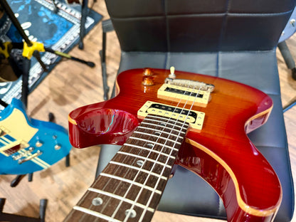 🌟2007 KOREA🌟 PRS SE Custom 22~ Flat Top Model~ Cherry Sunburst~ Moon Inlays!