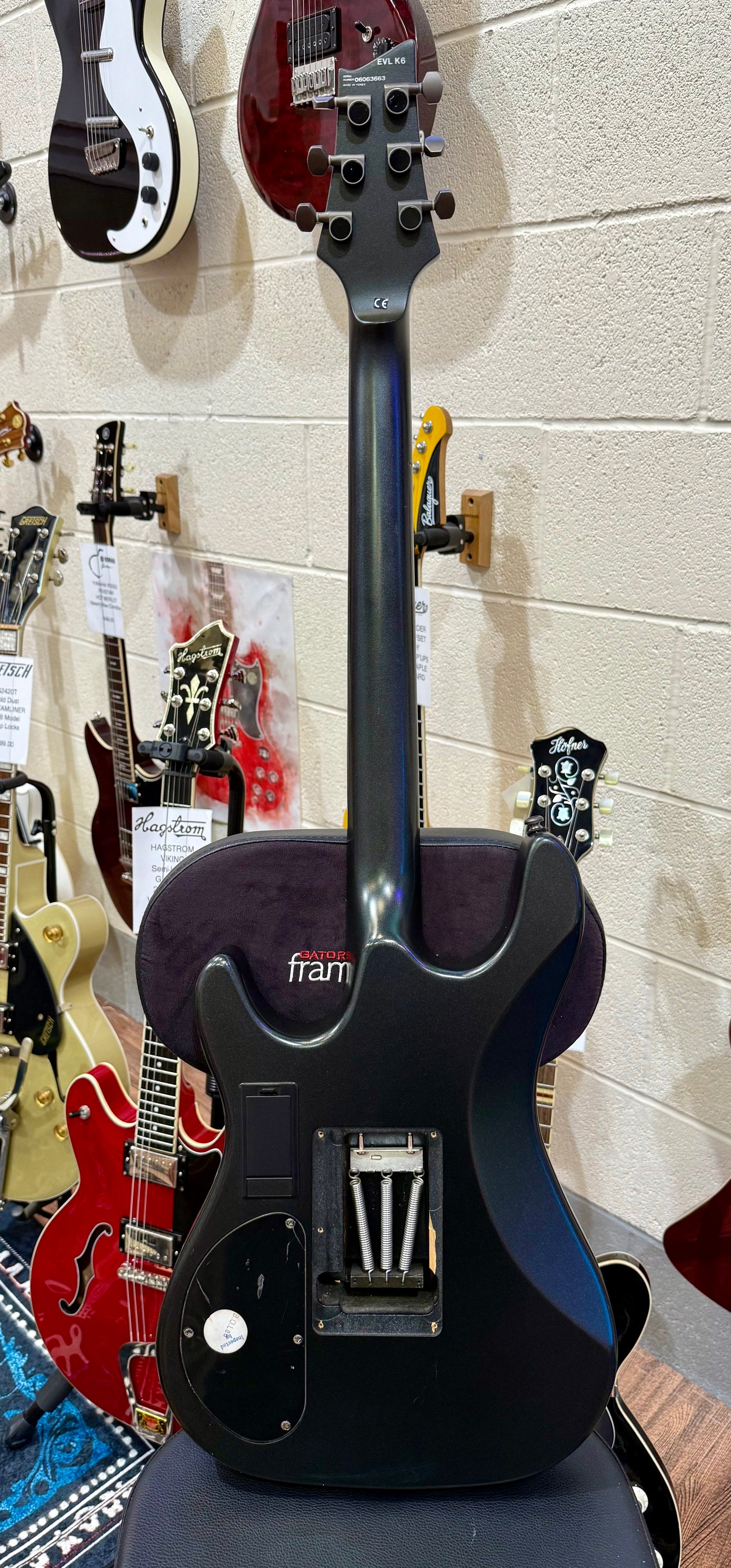 🔥RARE🔥 Cort EVL K6 Satin Black~ Korean Made 2006 Model~ Active EMG P’ups!