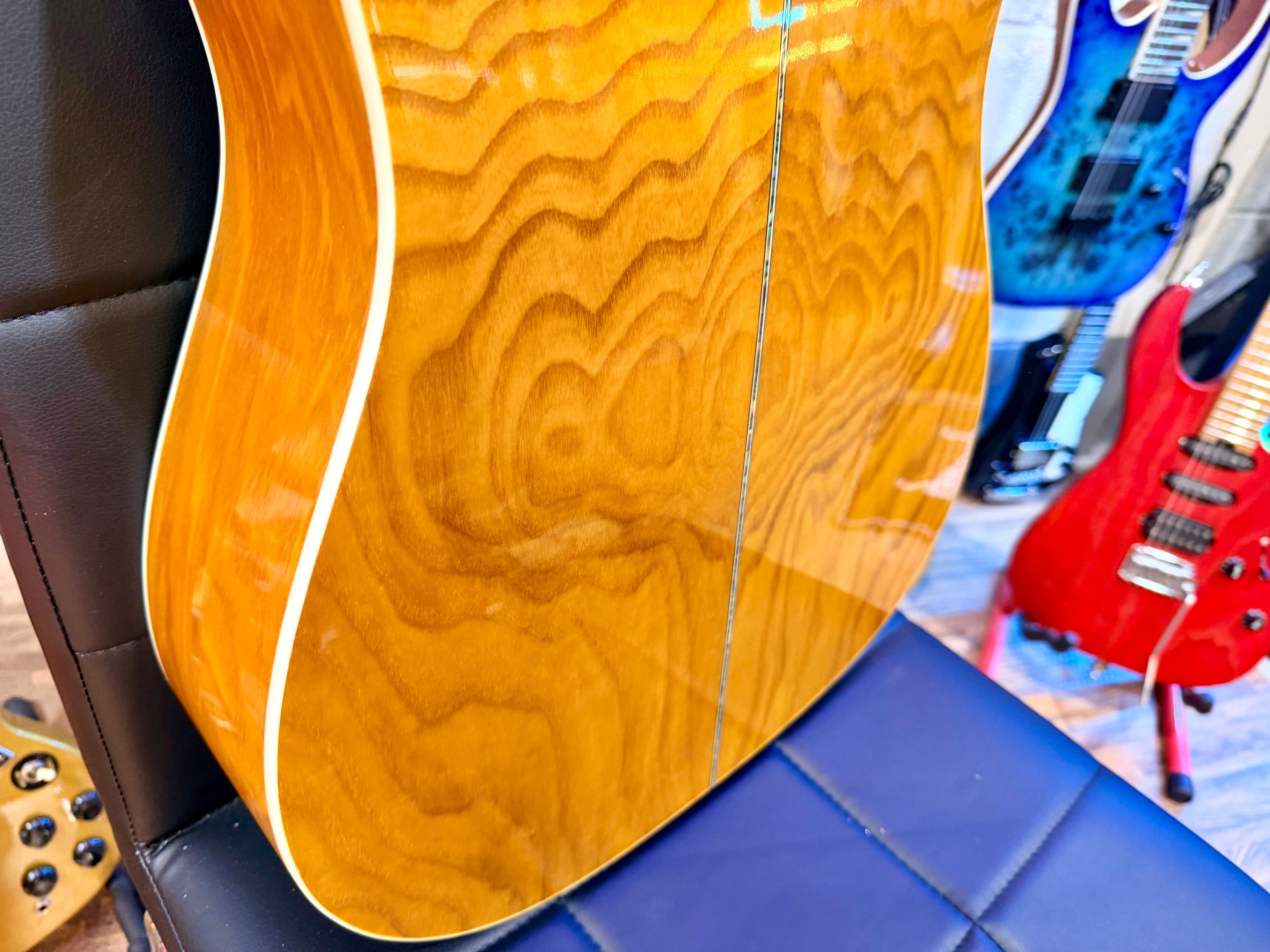 🌟STUNNING🌟 Hohner HW420G-CS Dreadnought Acoustic Guitar~ Cherry Sunburst~ 90s!