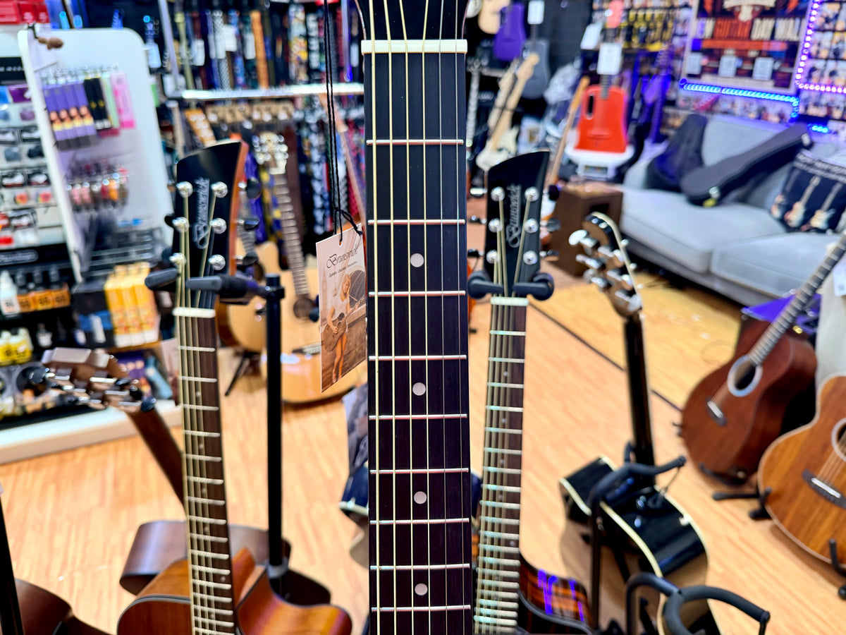 Brunswick BTK50BK Advanced Stage Electro Acoustic Guitar~ Black Gloss Cutaway