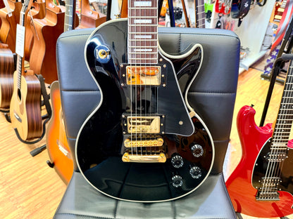 ✨2003✨ Epiphone Les Paul Custom~ Ebony~ Unsung Korea~ Black & Gold~ Cherished!