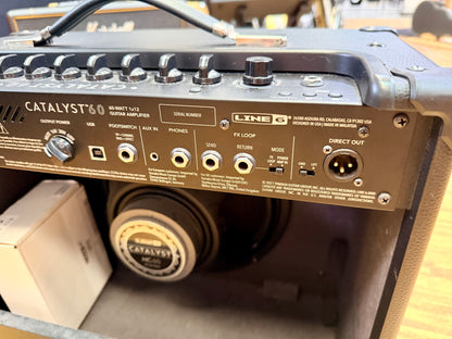 🎸MINT Line 6 Catalyst 60 60W 1x12 Guitar Amplifier Combo Amp + LFS2 Footswitch 🎸