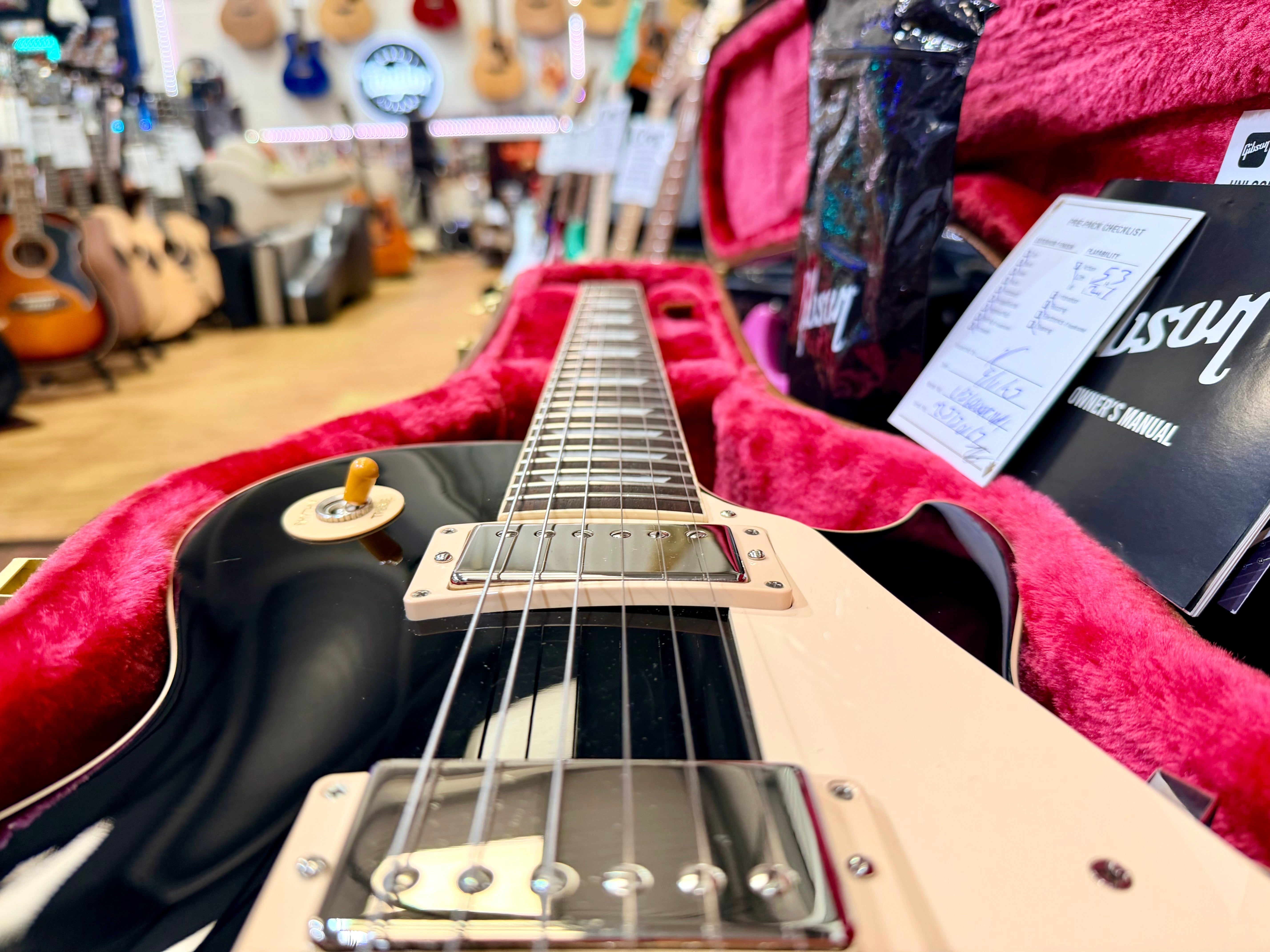 🔥2023🔥 Gibson Les Paul Standard 60s Plain Top Ebony~ Seymour Duncan/Killswitch
