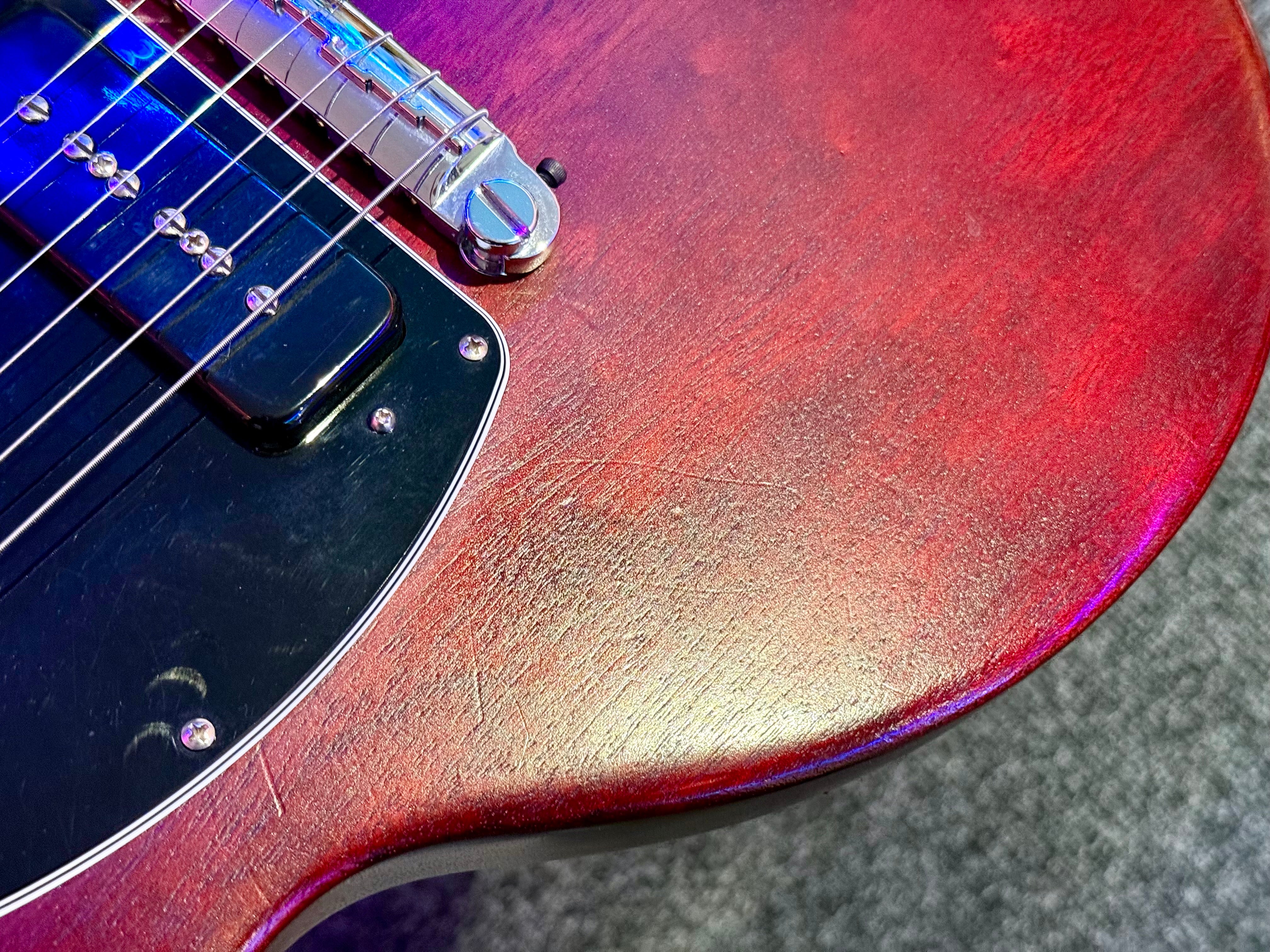 🌟2019🌟 Gibson Les Paul Junior Tribute DC Worn Cherry~ Double Cut~ Dog Ear P90!