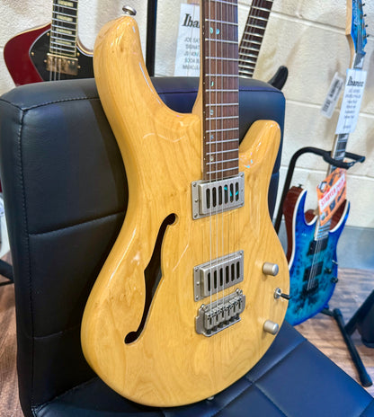 🌟KOREAN🌟 Shine SIL-410 F-Hole Electric Guitar~ Made In Korea~ Natural Gloss!