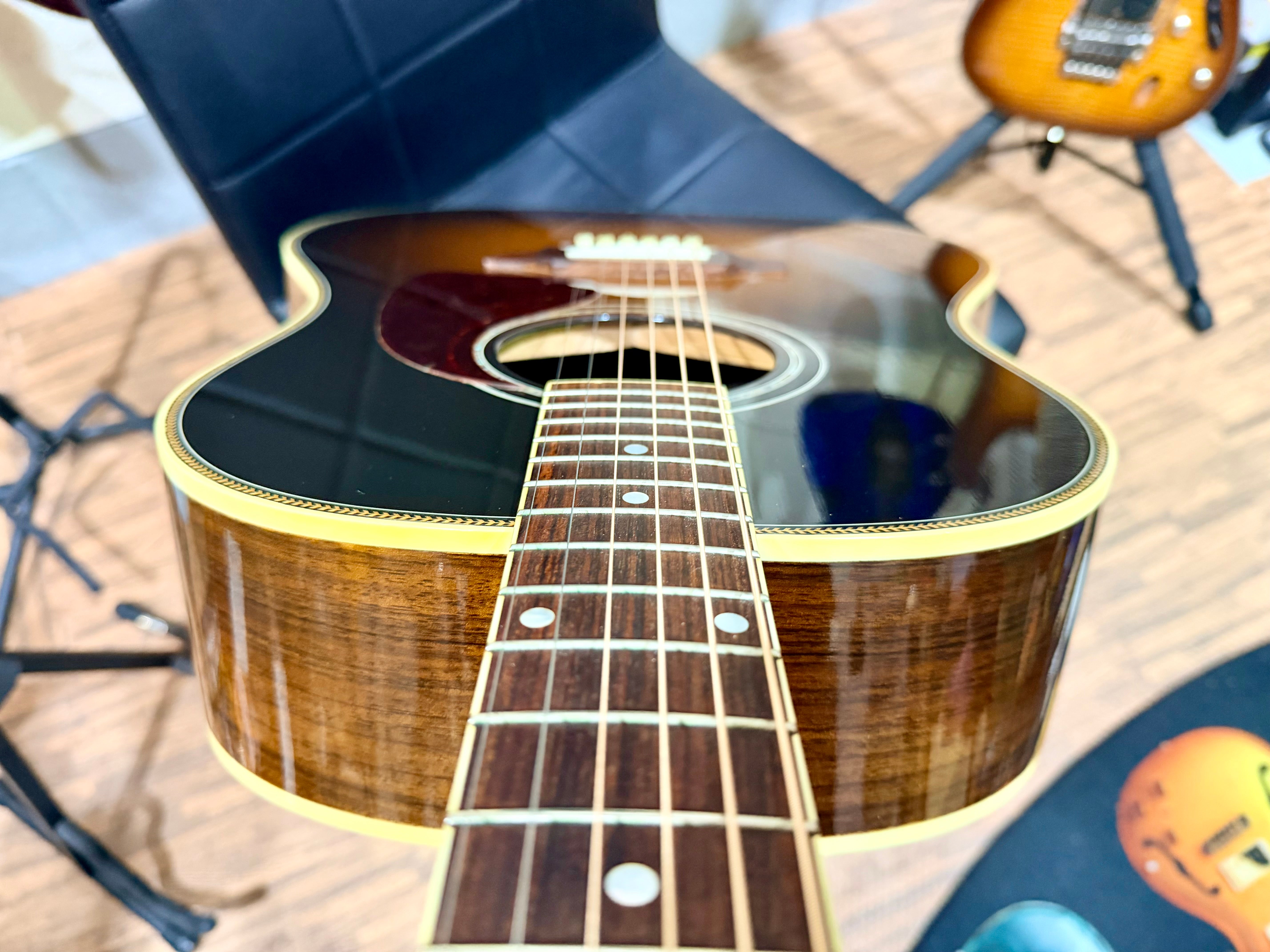 ⭐2011⭐ Gibson J-45 Custom Acoustic Guitar~ Rosewood~ Seymour Duncan SA-6 Pickup!