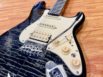 🔥NEW🔥 Prodipe ST93 Trans Black HSS Electric Guitar~ Flamed Maple~ Alder Body!
