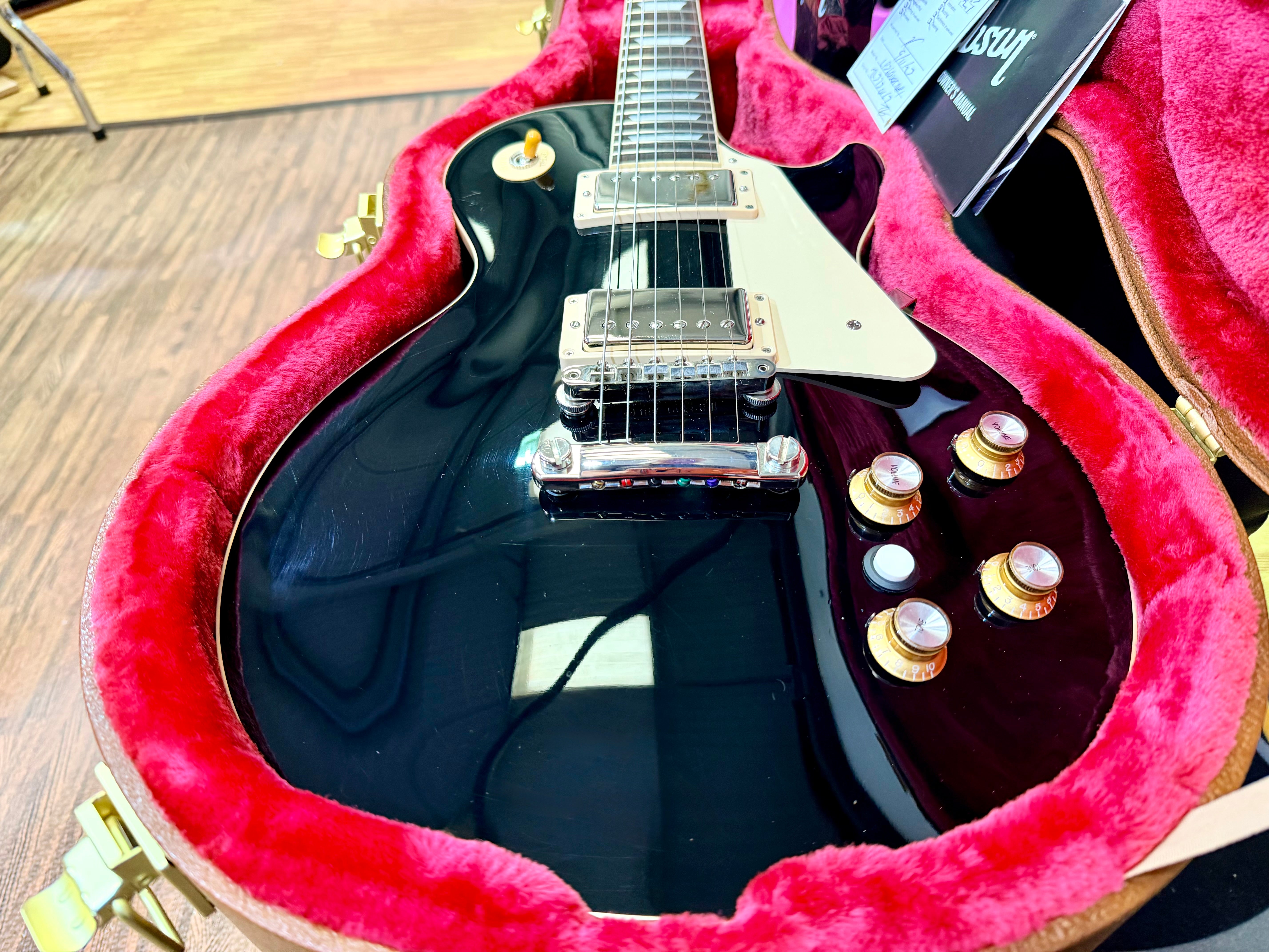 🔥2023🔥 Gibson Les Paul Standard 60s Plain Top Ebony~ Seymour Duncan/Killswitch