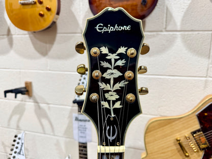 ☀️2013☀️ Epiphone Sheraton ii VS~ Vintage Sunburst~ Hollow-body~ Hard Case!