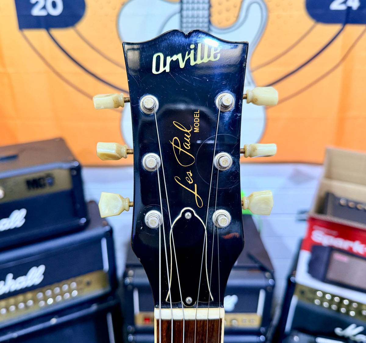 🇯🇵1996🇯🇵 Orville LPS-80F Les Paul Deep Cherry Tiger Top MIJ Japan Import!