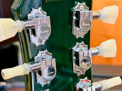 🔥1998🔥 Korean Epiphone Les Paul Standard~ Limited Edition Translucent Green!