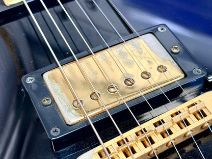 🔥2015🔥 Burny SRLC-55 Black Les Paul Custom~ Gold Hardware~ Japanese Import!
