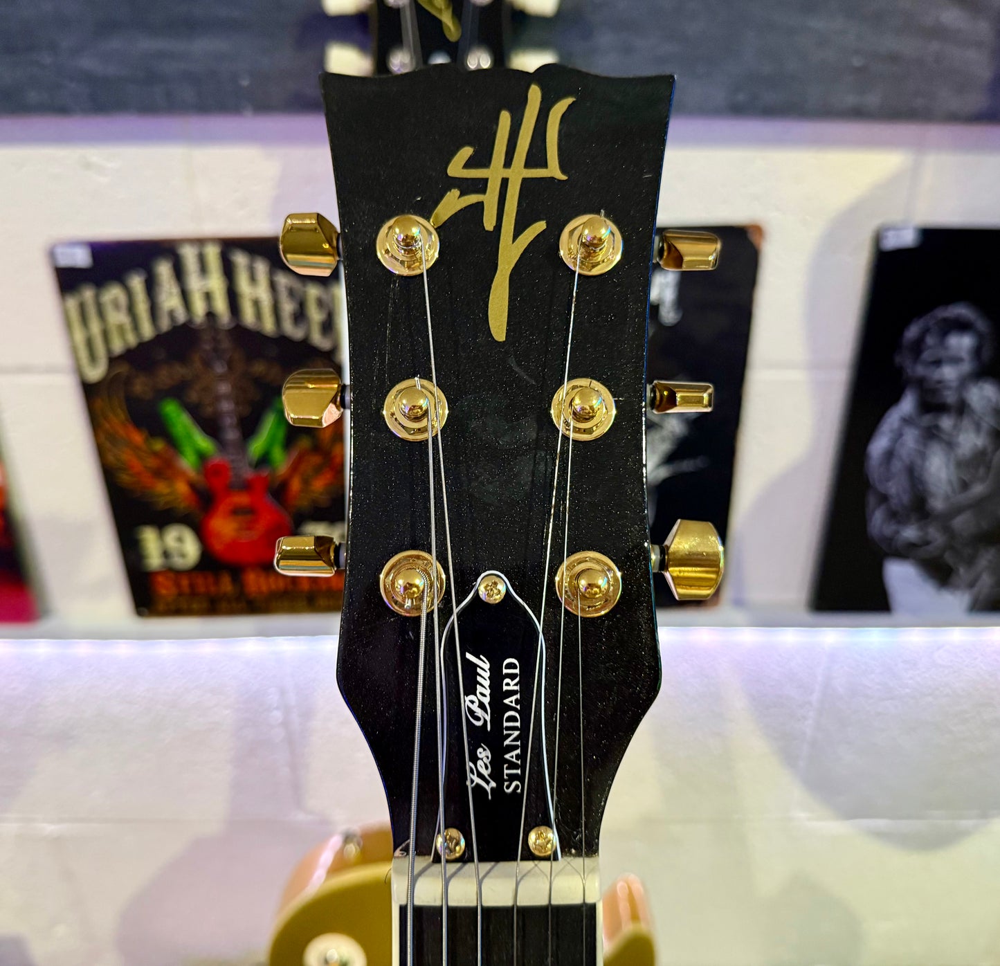 🔥CUSTOM BUILD🔥 James Hetfield Iron Cross Guitar~ Genuine EMG Het set~ESP Style