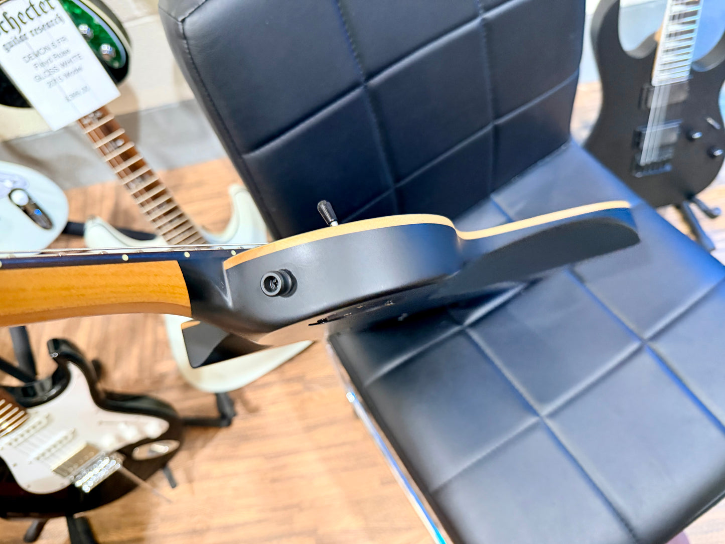 🔥2021🔥 Chapman ML-2 Pro Modern~ River Styx Black Satin~ Hipshot Tuners!