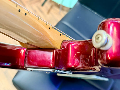 ✨1989 USA✨ Fender American Stratocaster Plus Deluxe~ Midnight Wine~ Lace Sensor