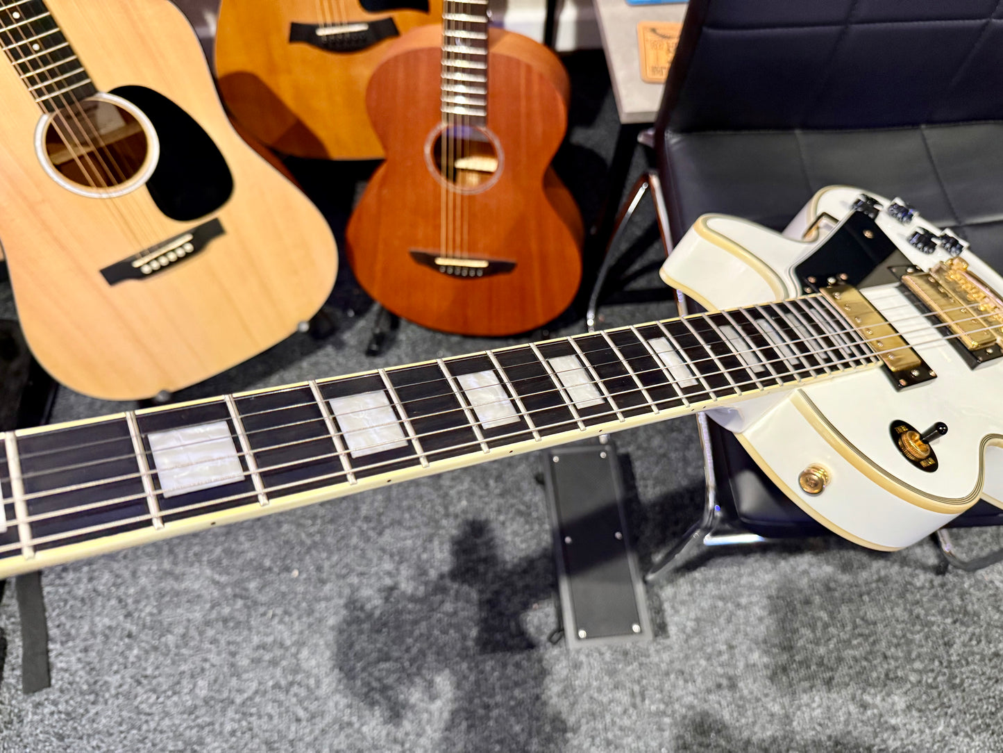 🌟LIMITED EDITION🌟 Epiphone Les Paul Custom Lite~ Alpine White & Gold~ 2019!