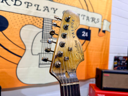🔥Handmade In UK🔥 Stolen Valour Heavy Relic ST Polka Dot Guitar~ Buddy Guy Style!