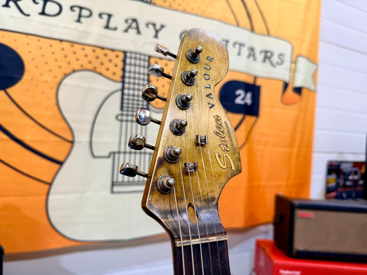🔥Handmade In UK🔥 Stolen Valour Heavy Relic ST Polka Dot Guitar~ Buddy Guy Style!