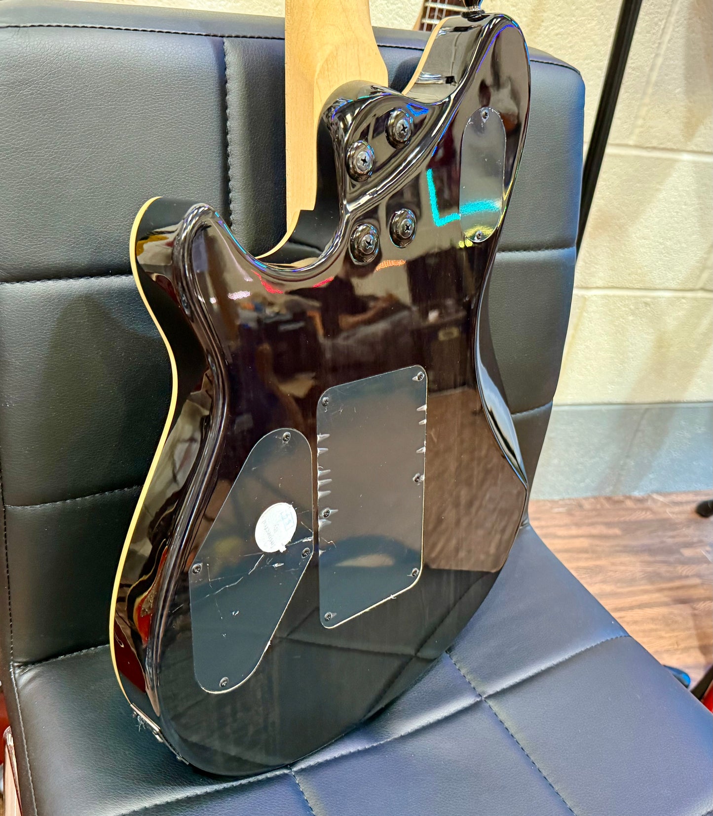 🎸2014🎸 EVH Wolfgang Standard~ Quilted Trans Black Guitar~ Van Halen~ Floyd Rose