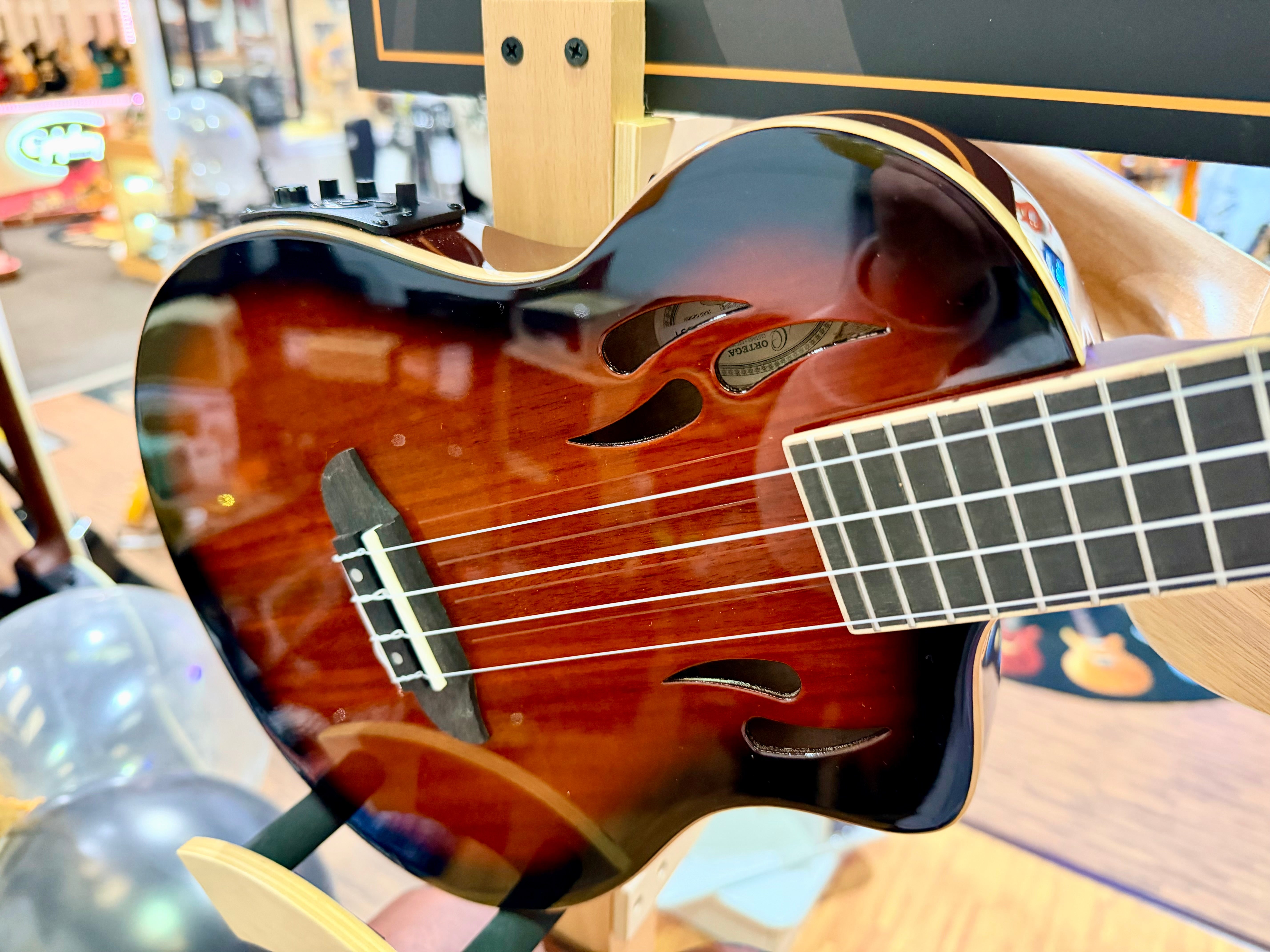 🔥NEW 2025🔥 Ortega Tourplayer Ukelele RTPX-U-ACA~Electric Uke~ Tenor Size + Bag