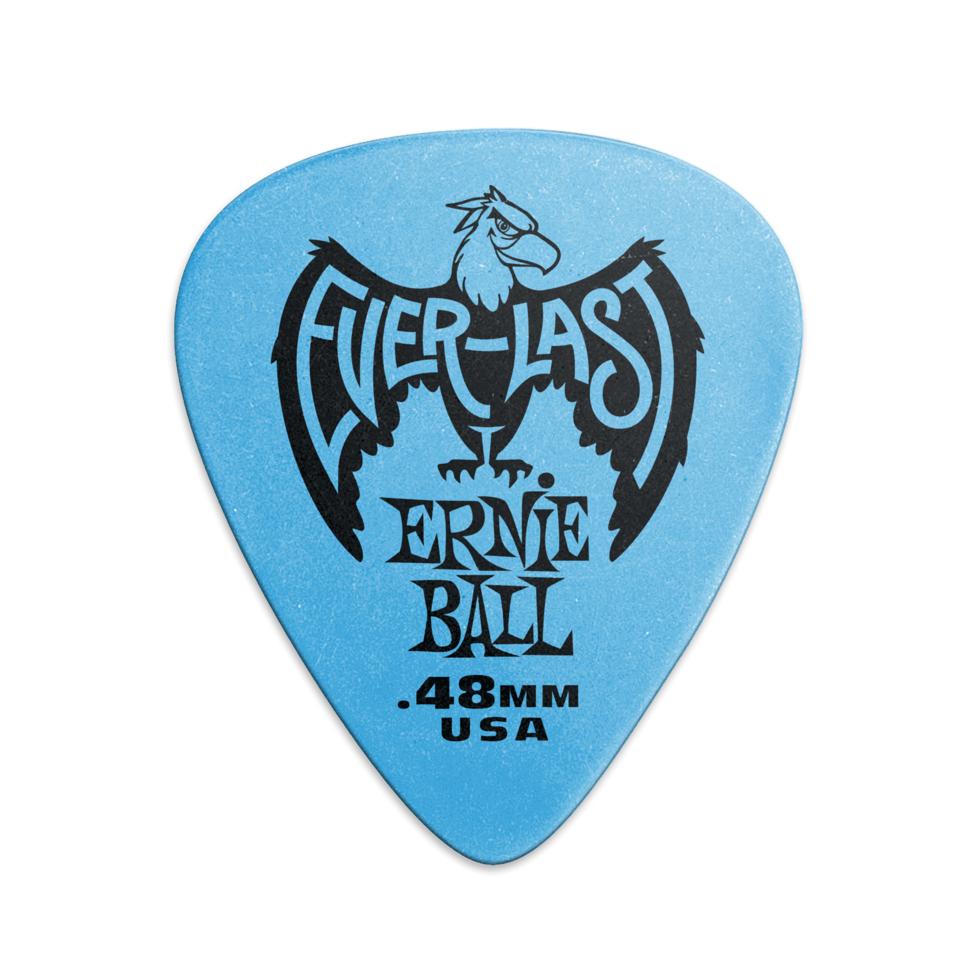 Ernie Ball Everlast Picks- 0.48mm Blue 12 Pack