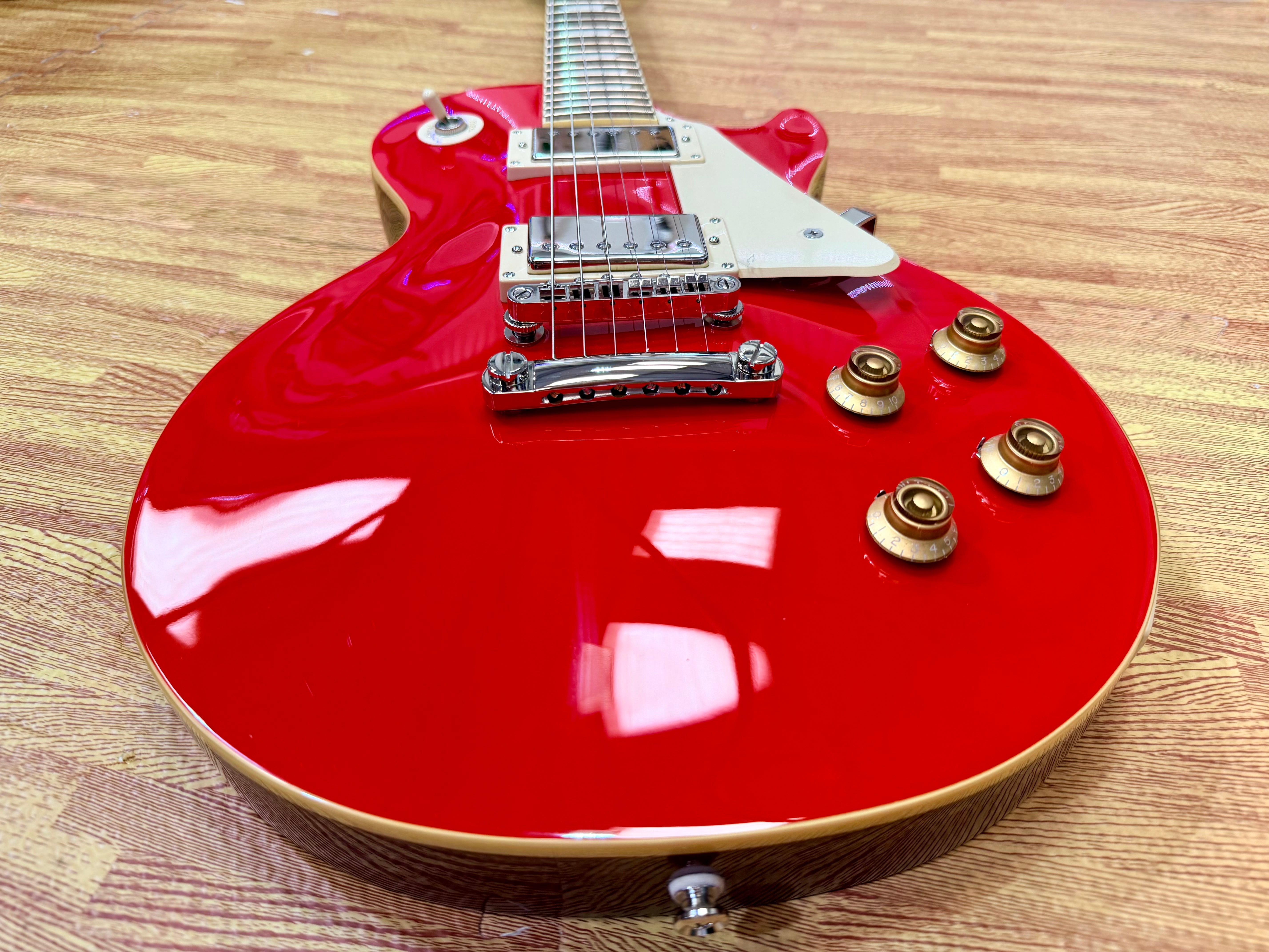 ⚡️MINT⚡️ Epiphone Les Paul Standard 50s Figured Cardinal Red~ Inspired By Gibson