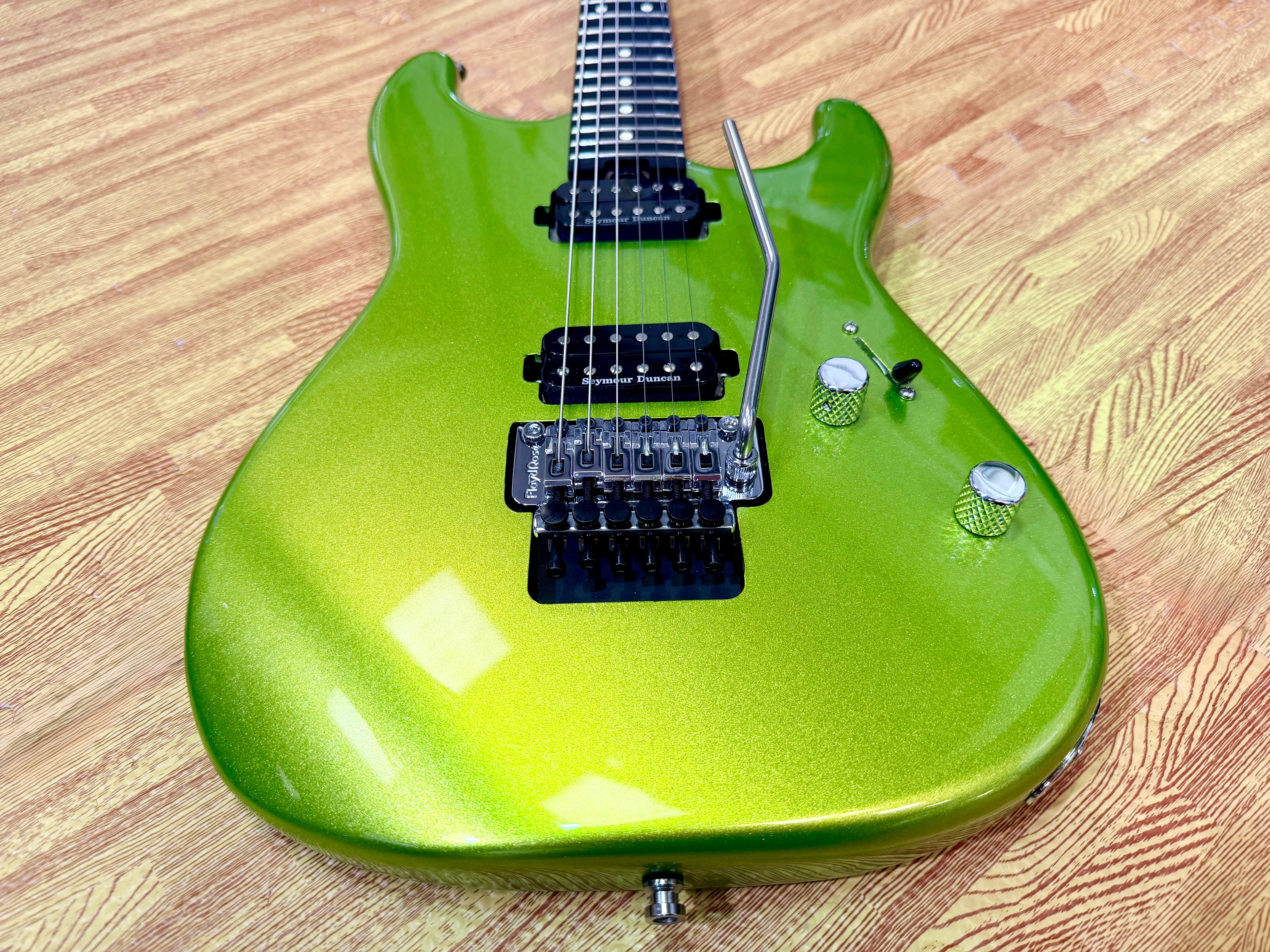 ⚡️2022⚡️ Charvel Pro-Mod San Dimas Style 1 HH FR E~ Lime Green Metallic~ Floyd!