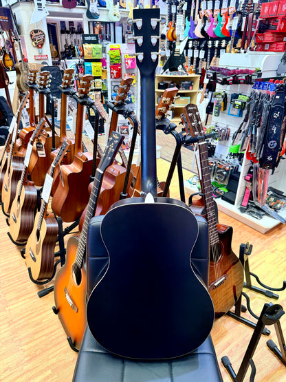 🌟NEW🌟 Vintage VE330 Electro Acoustic Guitar~ Gloss Black~ Solid Spruce Top!