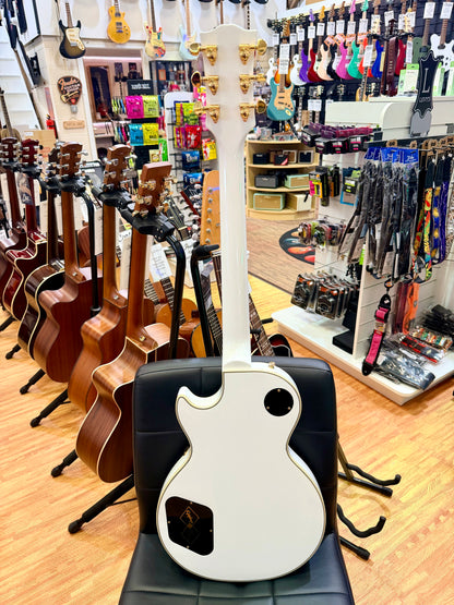 🔥2024🔥 Epiphone Inspired By Gibson Custom Les Paul~ Alpine White~ USA Pickups!