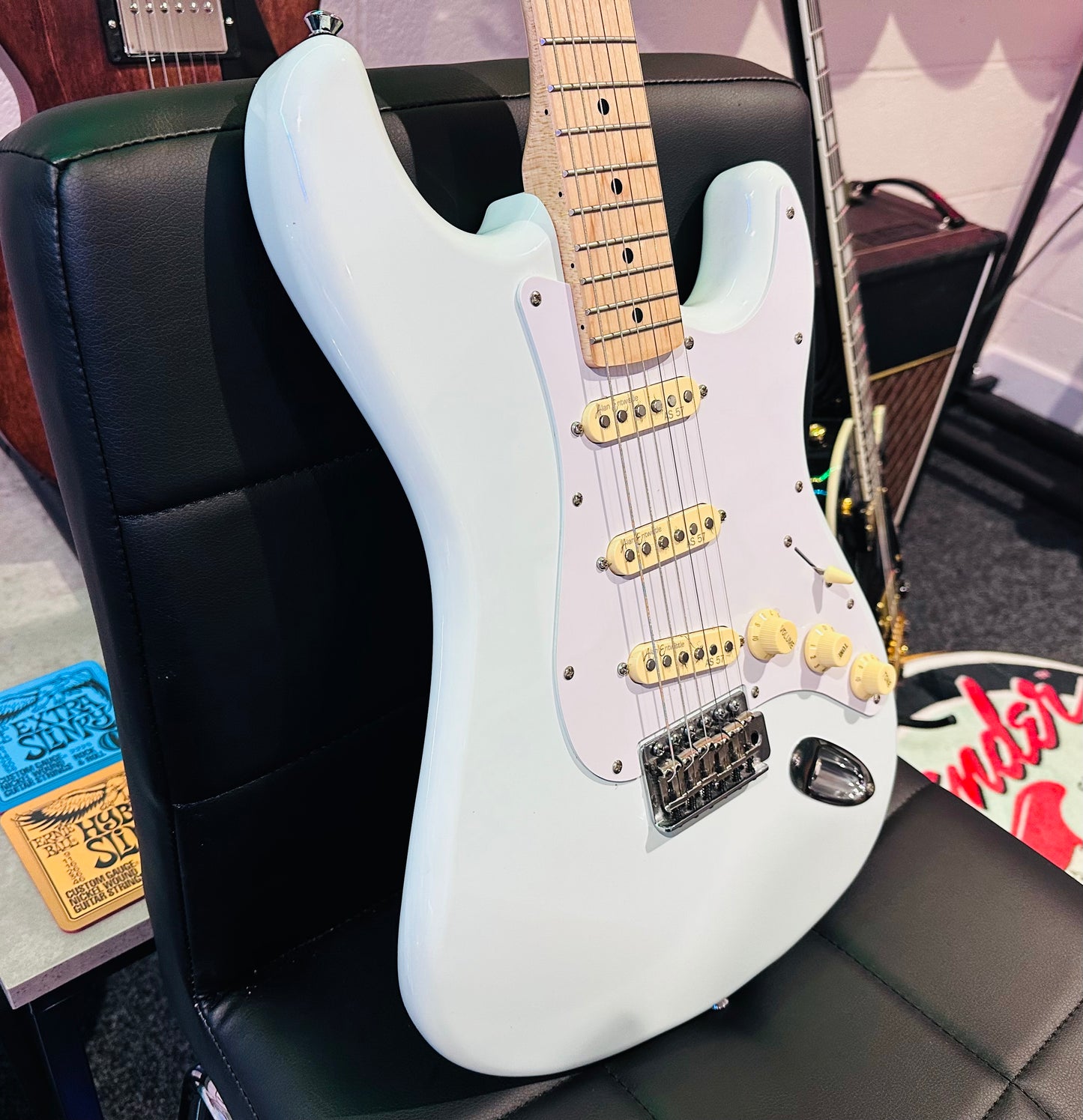 Revelation RTS 57 Stratocaster~ Alan Entwistle Strat Style Guitar~ Daphne Blue!