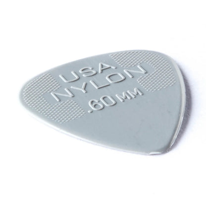 Jim Dunlop Nylon Standard .60mm Guitar Plectrums Player Pack (12-Picks)