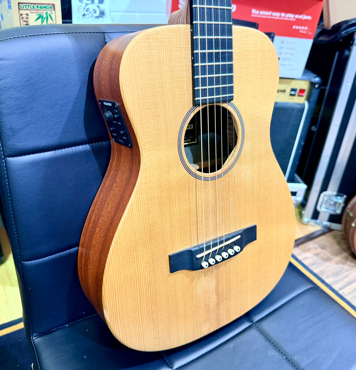 ⚡️2019⚡️ Martin LX1E Little Martin Electro Acoustic Travel Guitar + Gig Bag!
