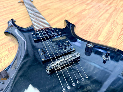 🔥2008🔥 ESP LTD F-100FM See Thru Black Electric Guitar~ Early Model 08!
