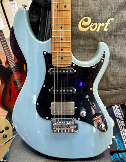 🌟 LAUNCH OFFER 🌟 Cort G250 SE Ocean Blue Grey~ Super Strat~ FREE GIG BAG~ NEW!