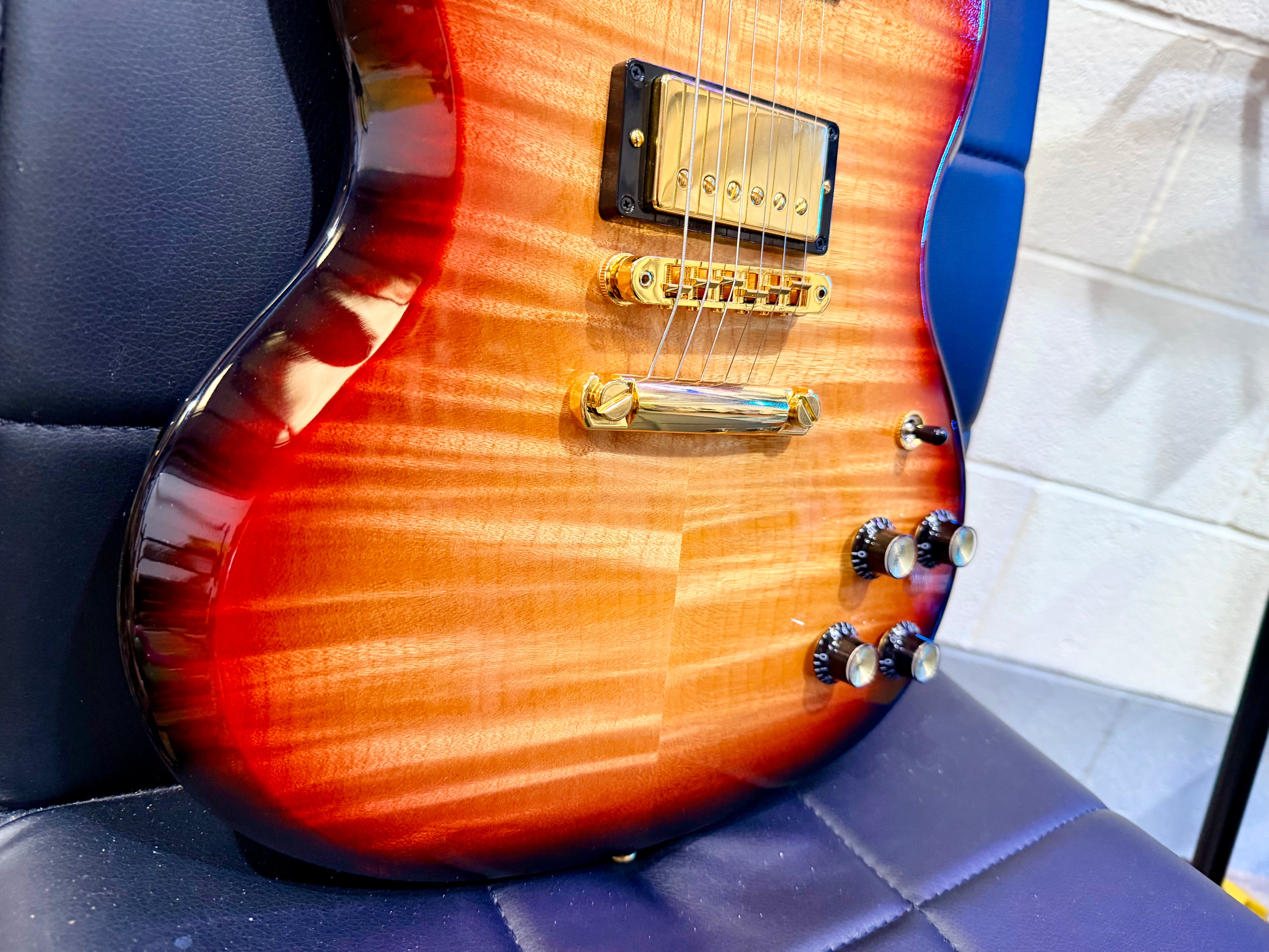 🔥MINT🔥 Gibson SG Supreme In Fireburst~ AAA Figured Top~ Gold Hardware 2023 USA!