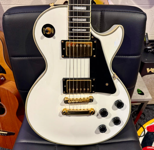 🌟LIMITED EDITION🌟 Epiphone Les Paul Custom Lite~ Alpine White & Gold~ 2019!