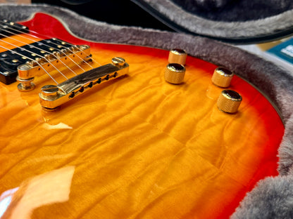 🔥GIBSON PICKUPS🔥 Epiphone Prophecy Les Paul Custom Plus GX~ Cherry Sunburst!