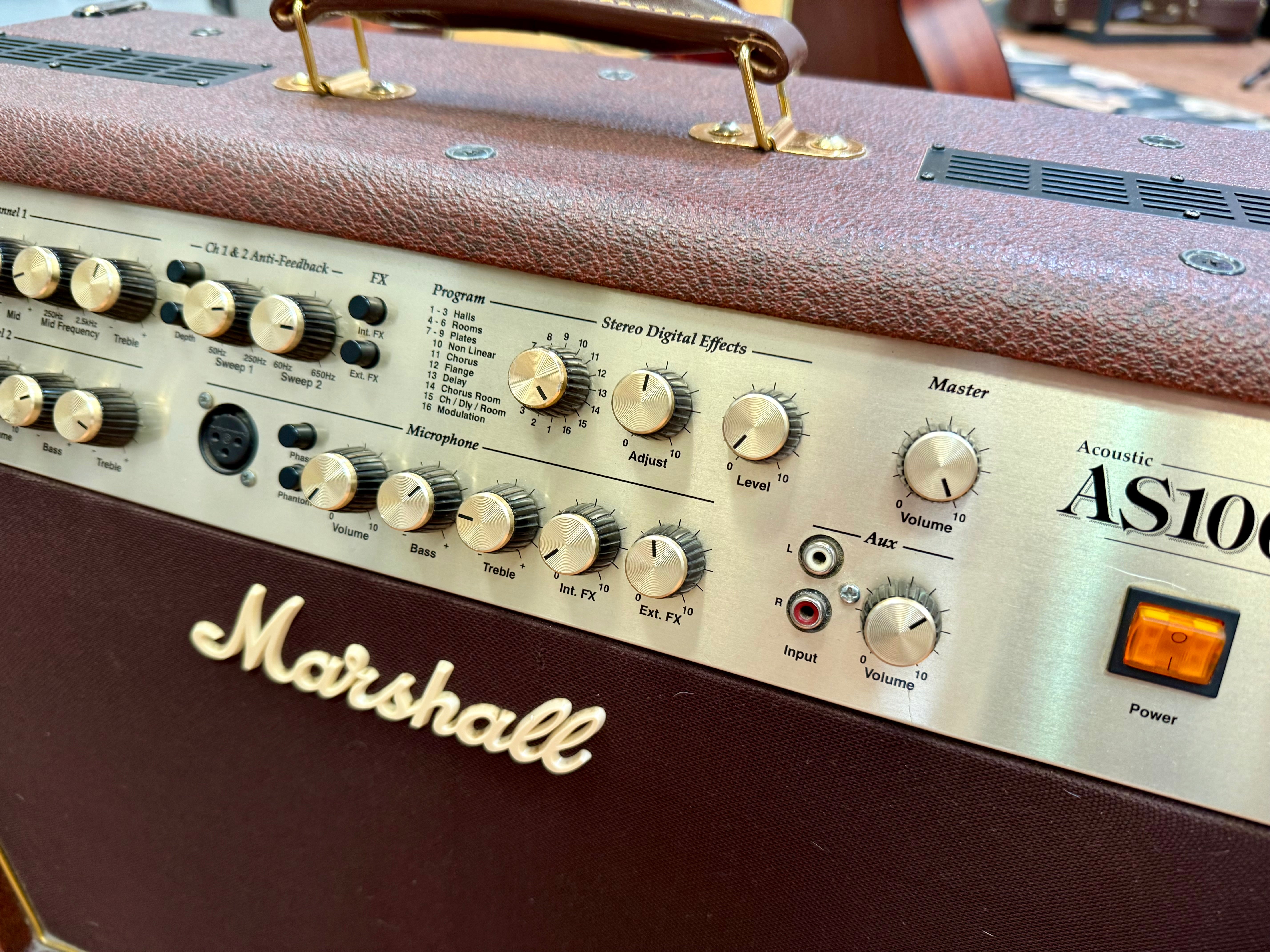 🎸 Marshall AS100D Soloist Acoustic Guitar & Instrument/Mic Amp Combo~ 100w 🎸