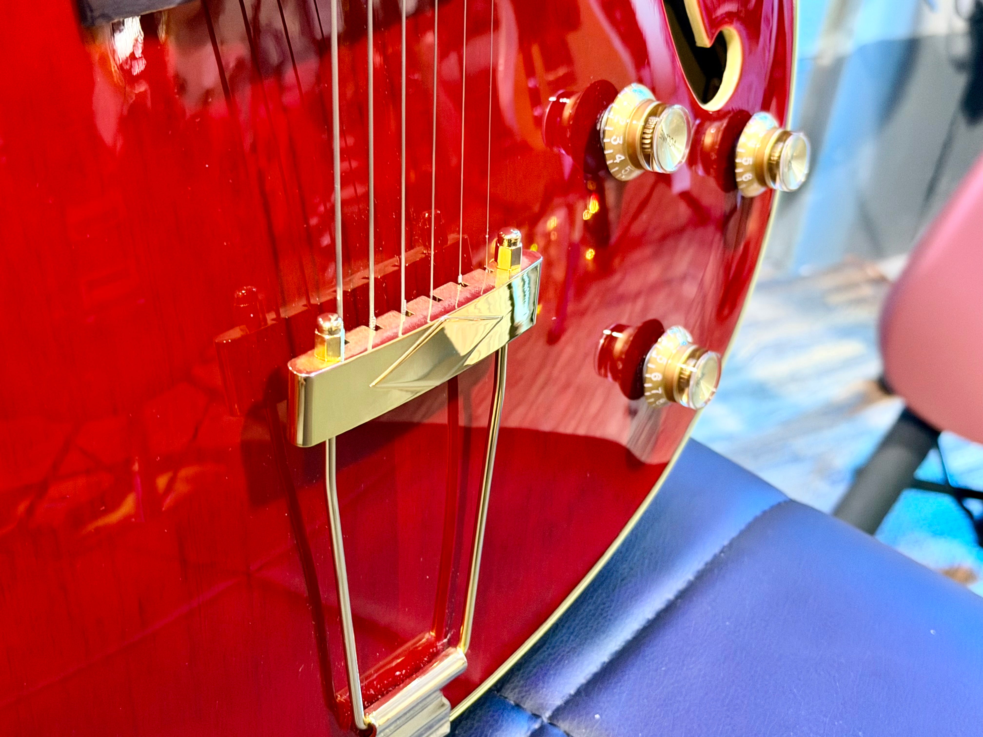 🔥MINT 2019🔥 Epiphone Joe Pass Emperor II Pro~ Rare Wine Red Hollowbody + Hard Case