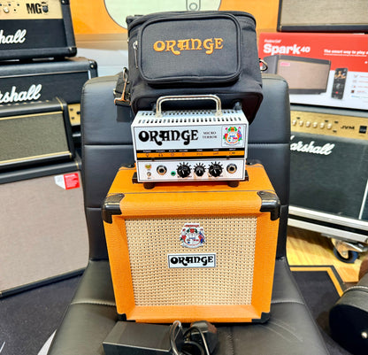 🍊 Orange Micro Terror 20W Valve Guitar Amp Head + PPC108 Cab + Official Bag 🍊