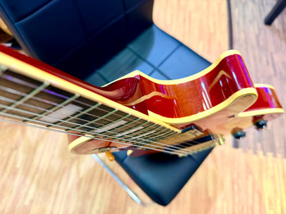 🔥1980’s MIJ🔥 Burny Les Paul Custom~ Cherry Sunburst~ Ebony~ Japan Import 🇯🇵