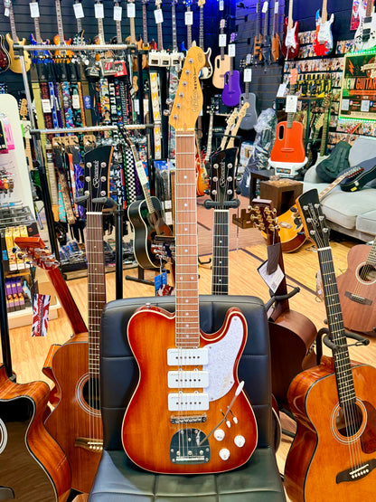 Vintage REVO Series Trio VRBT72HB~ Honeyburst~ Triple P90~ Last One DEAL