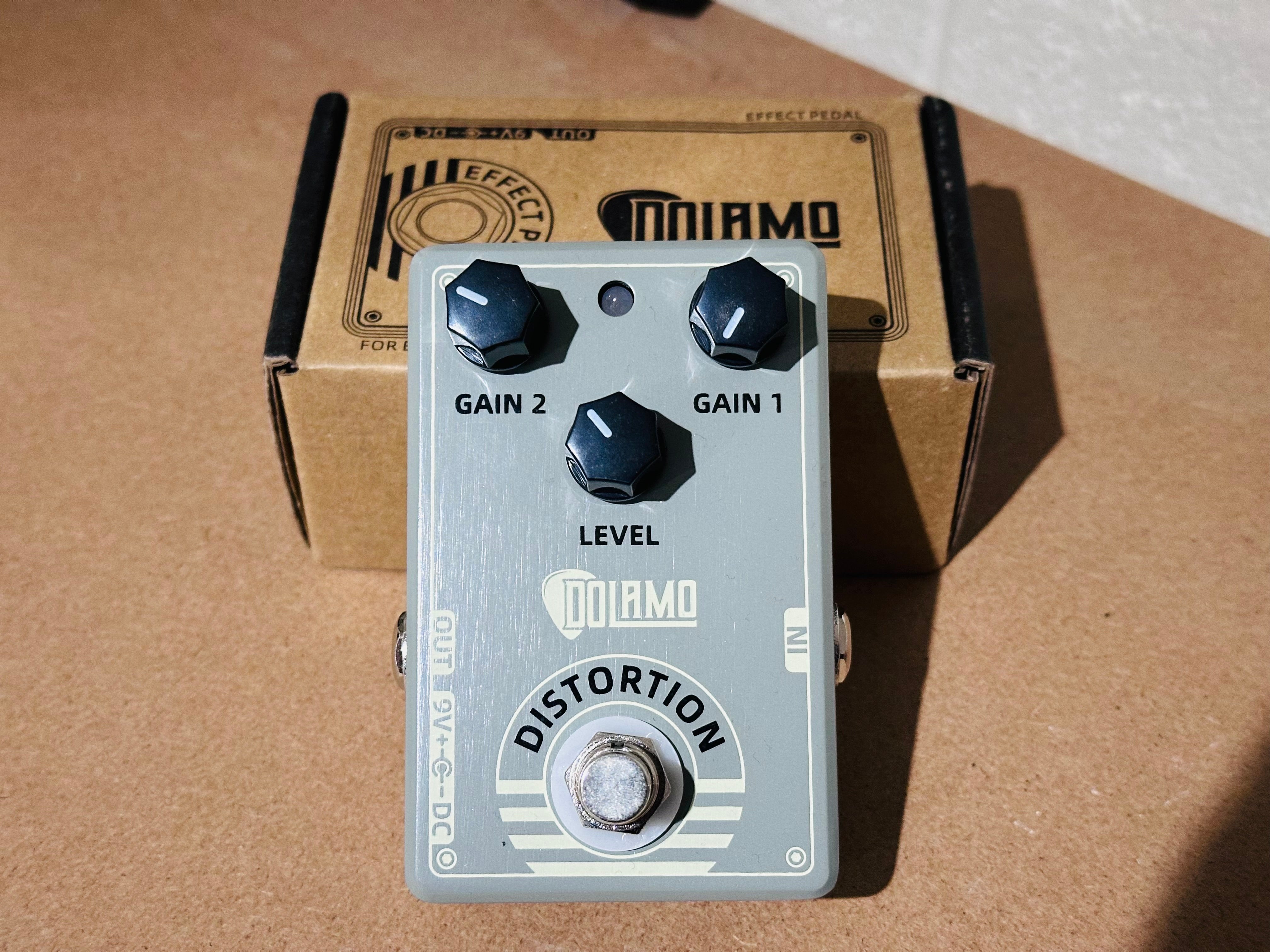 🌟BRAND NEW🌟 Dolamo D5 Guitar distortion pedal MKIV effects box~ Silver 9v 🎸