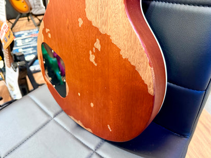 🔥UPGRADED🔥 Vintage V100 Icon Distressed Gold Top~ SETH LOVER Pickups + Gotoh!