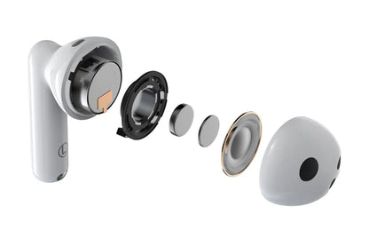 Edifier W220T True Wireless Semi-In-Ear Bluetooth Earbuds With Snapdragon Sound & Mic - White