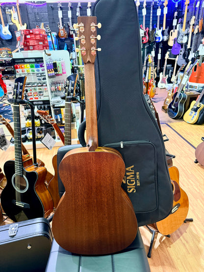 2024 Sigma S000M-15E All-Solid Mahogany Electro-Acoustic Guitar~ With Gig Bag