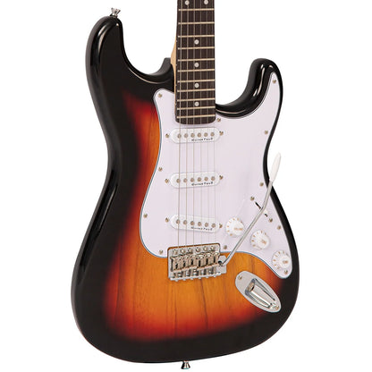 Electric Guitar Starter Pack Mairants EG6 Sunburst 10W Amp Bag Tuner Strap NEW